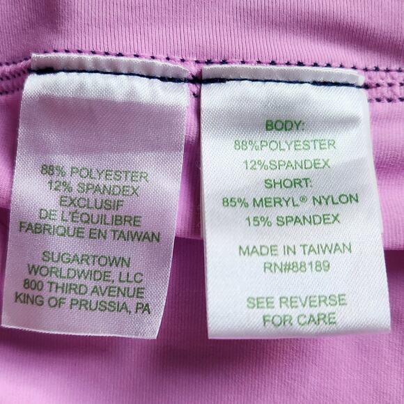 Lilly Pulitzer UPF 50+ Sabbia Skort | Oyster Bay Navy | On The Catwalk Size L - Picture 10 of 11